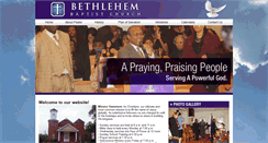 Desktop Screenshot of bethlehembaptist-covga.org